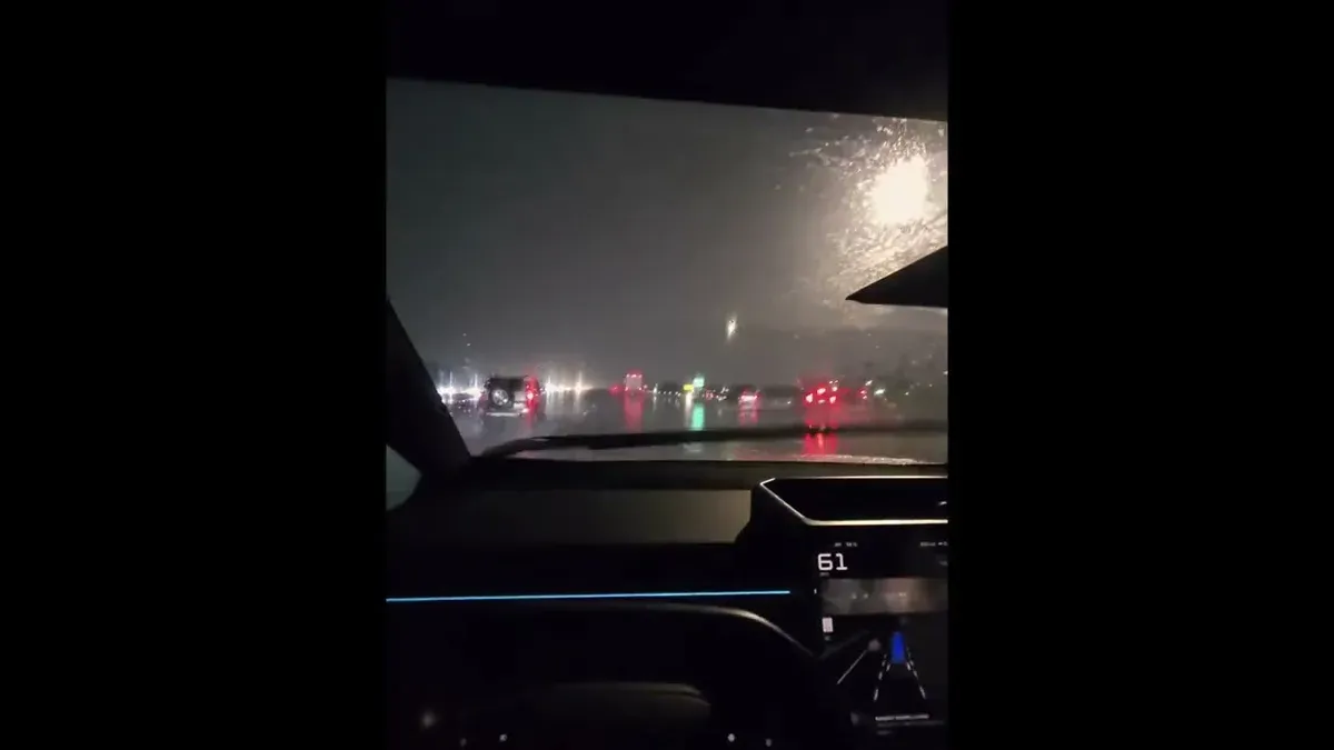 Cybertruck FSD in the Rain: v14.1.7 Surprised Me