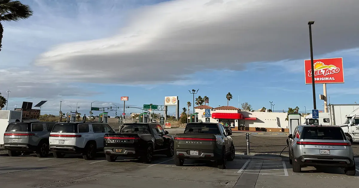 Rivian charging at RAN