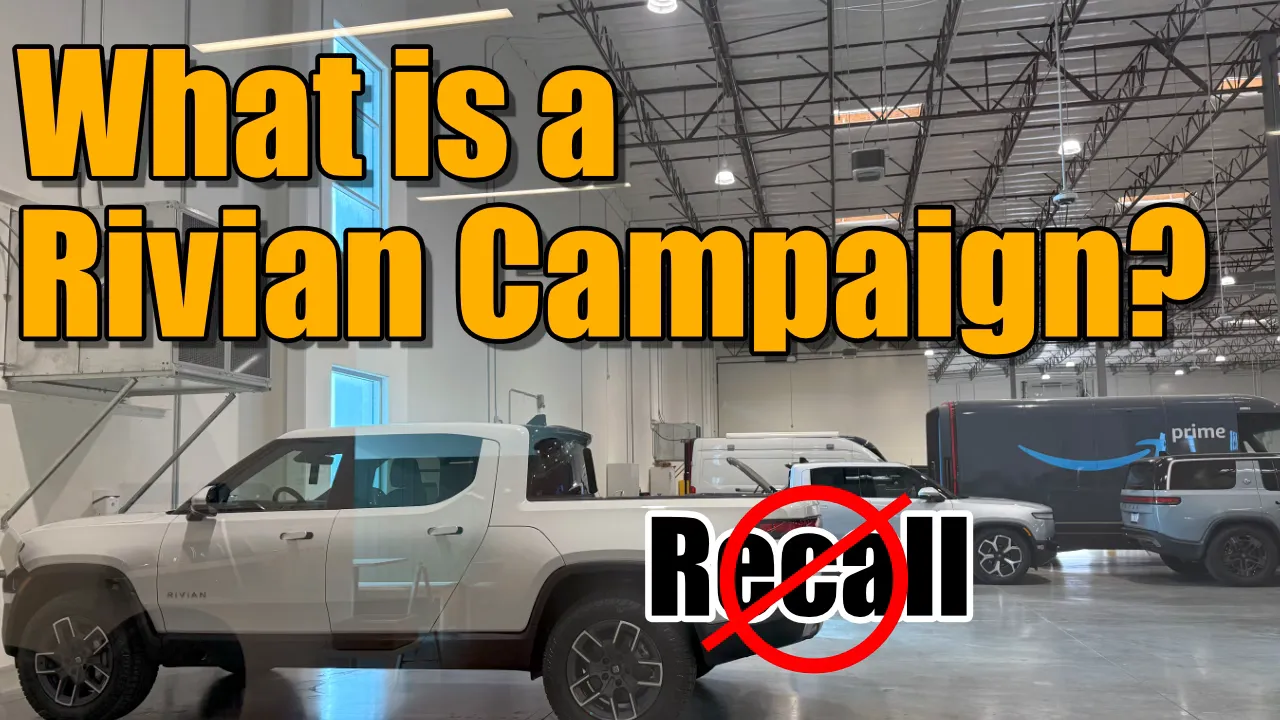 R1T at Rivian service