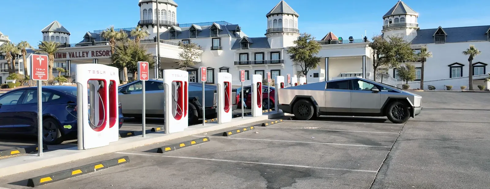 Cybertruck supercharging