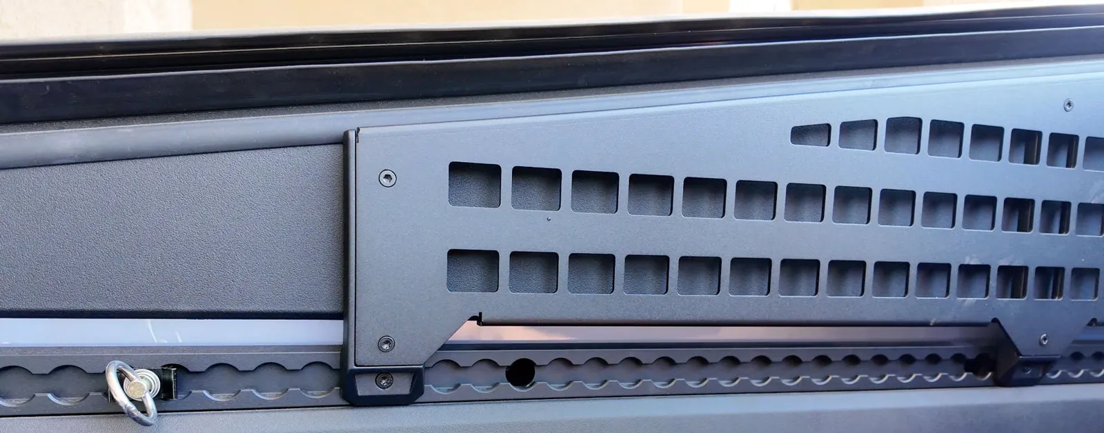 Hansshow molle panels installed on cybertruck