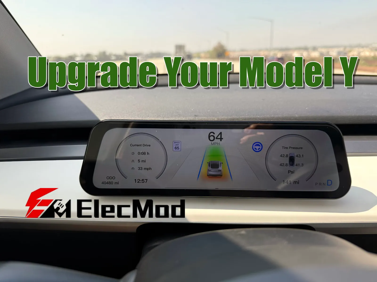 F96 9.6-Inch CarPlay Instrument Cluster: A Game-Changer for Your Tesla Model Y