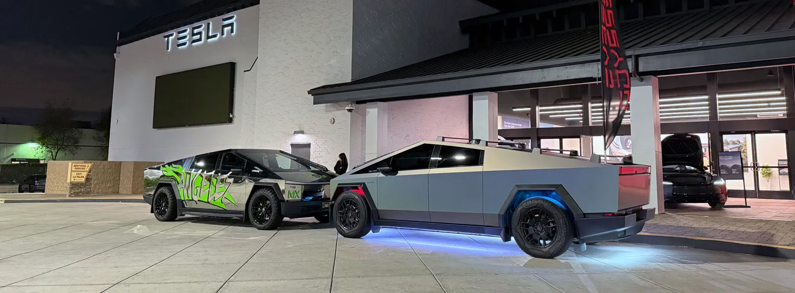 Two Cybertrucks at Tesla