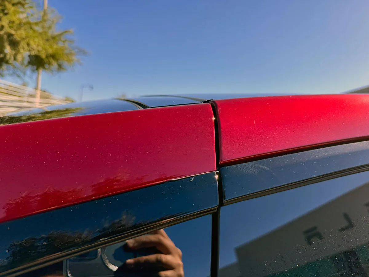 Model X Plaid misalignment