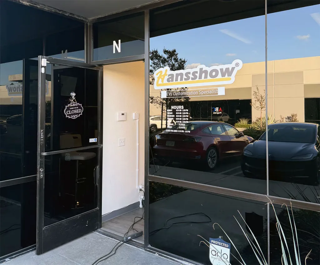 Front of Hansshow Irvine store