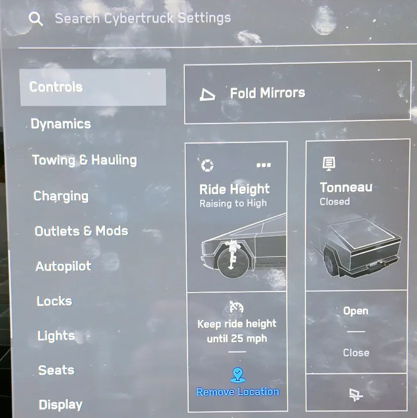 Cybertruck suspension interface