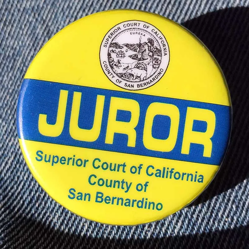 juror badge