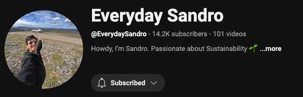 everyday sandro youtube