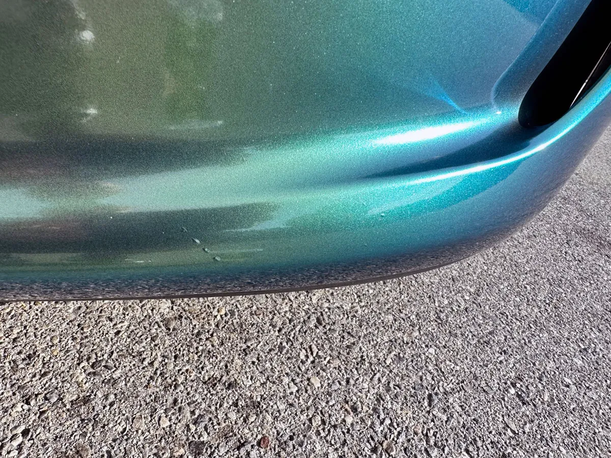 If you don't sand down scratches it shows through