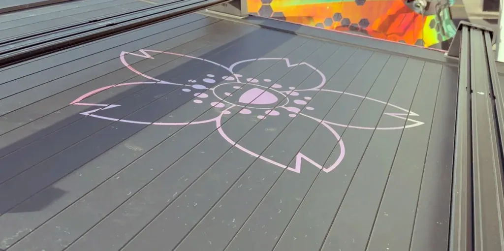 Murakami Cybertruck tonneau cover design