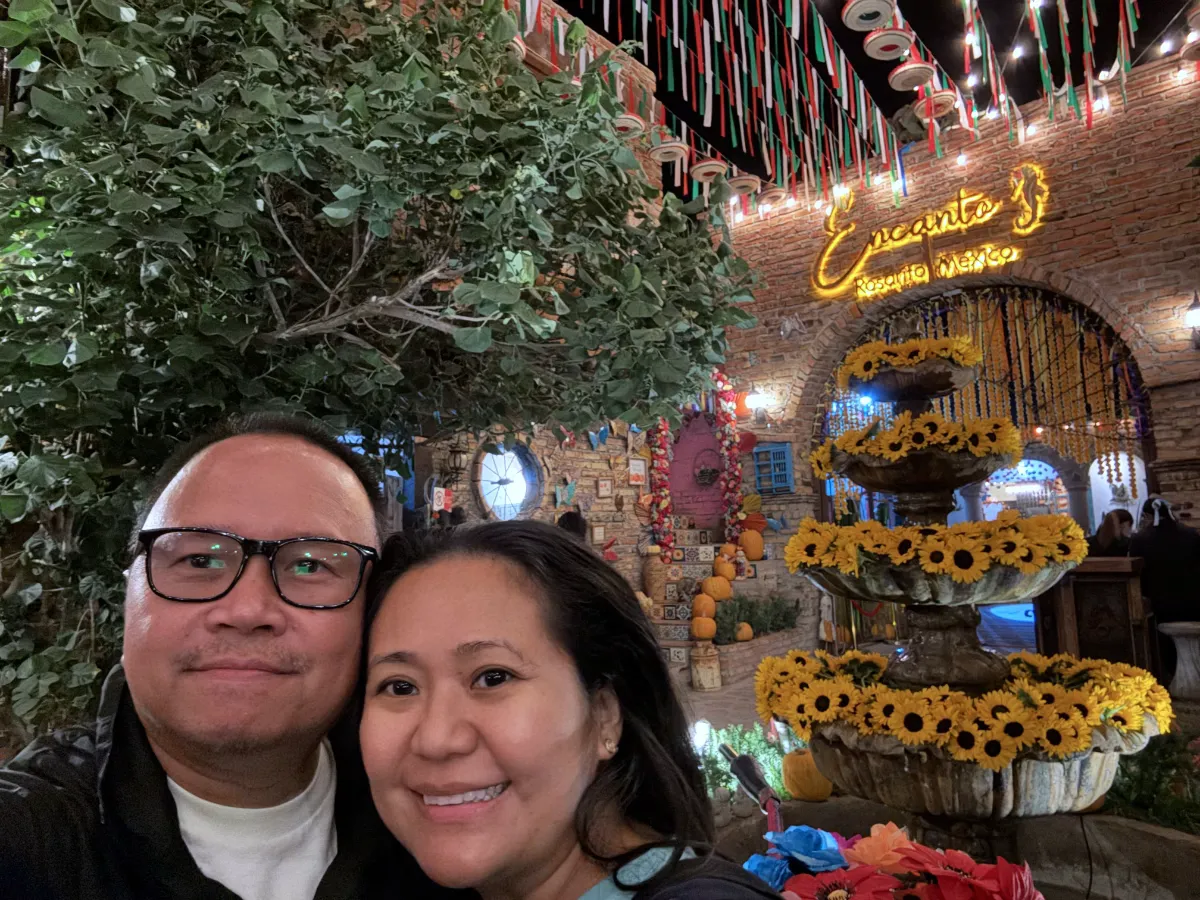 Couple photo at Encanto restaurant