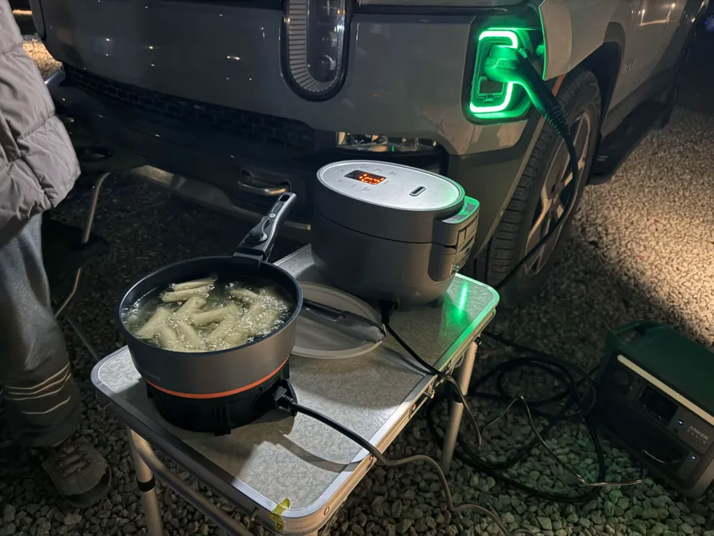 Cooking with Rivian